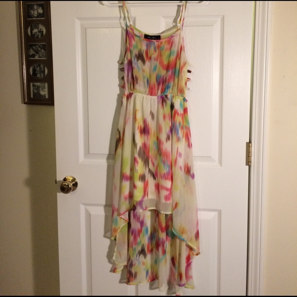 Anna Grace Hi-Lo Cut-Out Dress